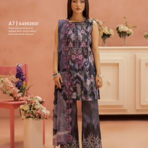 premium ziva summer unstitched lawn 05 (copy)