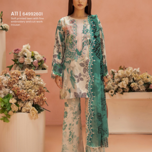 premium ziva summer unstitched lawn 08 (copy)
